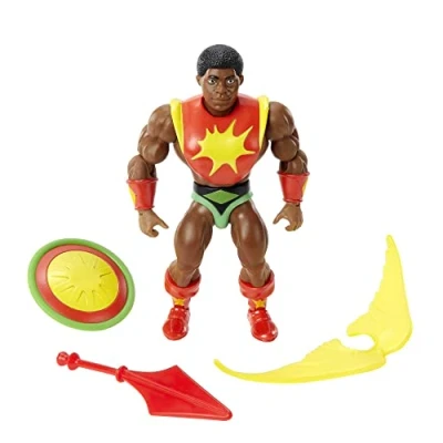 Abbildung von Masters of the Universe HDR90 MOTU Origins, Sun Man, ca. 14 cm große Actionfiguren, Figuren zum Spielen und Sammeln, Spielzeug Geschenk Kinder ab 6 Jahren erwachsene Sammler