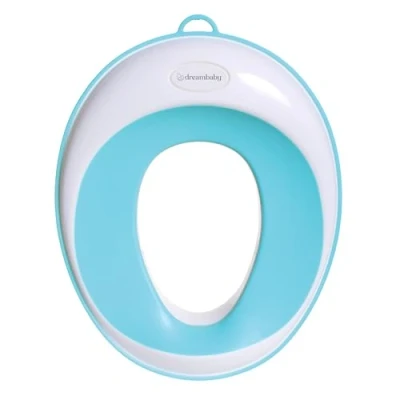 Abbildung von Dreambaby F6000 EZY Potty Toilettentrainer WC Sitzauflage Töpfchen, rutschfest und ideal für unterwegs, aqua Blau
