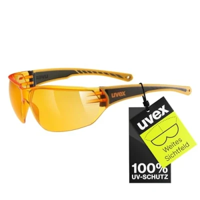 Abbildung von uvex sportstyle 204 Sportbrille für Damen und Herren verspiegelt druckfreier &amp; perfekter Halt orange/orange one size
