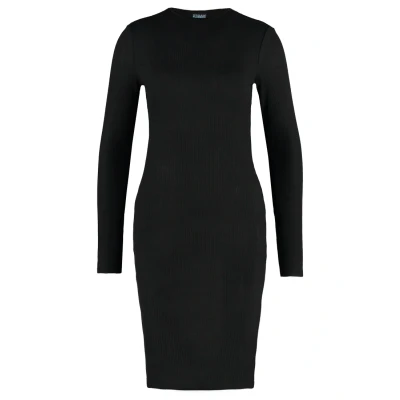 Abbildung von Urban Classics Ladies RIB Dress Strickkleid, Damen, Größe: Large, Black