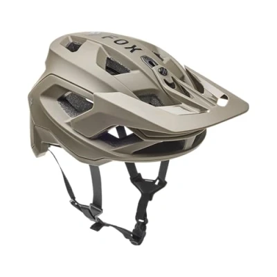 Abbildung von Fox Racing Speedframe Helmet Solid Unisex Fahrrad Helm, hervorragender Schutz, optimale Belüftung, Perfekter Sitz,MIL,L