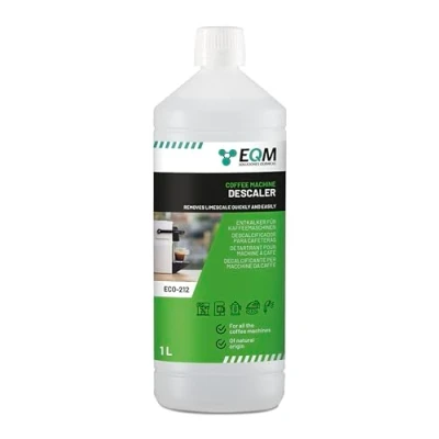 Abbildung von EQM ECO 212 Entkalker für Kaffeemaschinen &amp; Kaffeevollautomaten 1L Universal Kalklöser 100% natürlicher Ursprung Geeignet alle Marken
