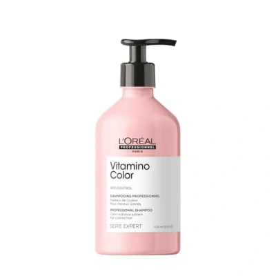 Abbildung von L&#039;Oréal Professionnel Farberhaltendes Haarshampoo für coloriertes Haar, Mit Resveratrol, Serie Expert, Vitamino Color Shampoo, 500 ml