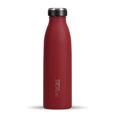 Abbildung von 720DGREE Edelstahl Trinkflasche “milkyBottle 500ml Perfekt für Kinder, BPA Frei, Auslaufsicher, Kohlensäure geeignet Kleine Thermosflasche Sprudel, Sport, Schule, Fitness