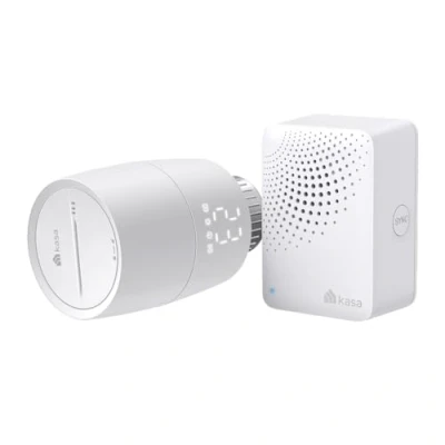 Abbildung von TP Link Kasa smartes Heizkörperthermostat Wifi Starter Kit, inklusive 1 Thermostat und Hub, Heizungssteuerung (Kasa App, Geofencing, Fensteröffnungserkennung), Matter, Alexa, Apple Home
