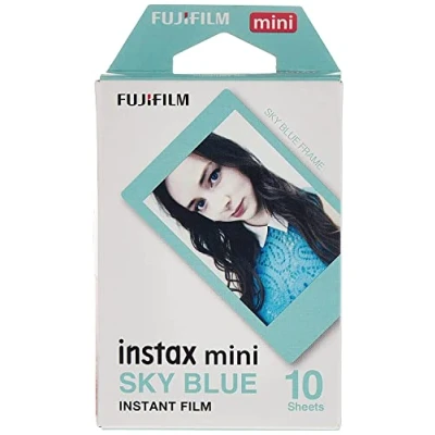 Abbildung von Instax Mini Instant Film, Blau, Einzelpackung, 16537055, SkyBlue, 1er Pack