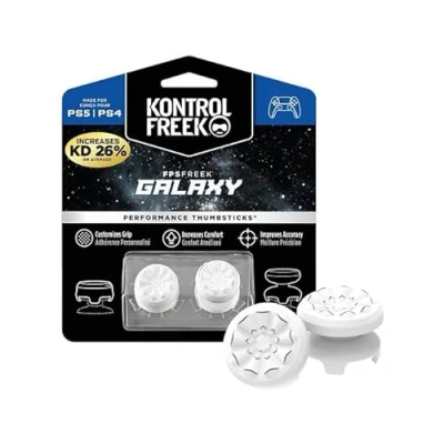 Abbildung von KontrolFreek FPS Freek Galaxy Weiß für Playstation 4 (PS4) und 5 (PS5) Performance Thumbsticks 1 x Hoch, Mittel