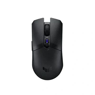 Abbildung von ASUS TUF Gaming M4 Wireless optische Maus (kabellos, beidhändig, 12.000 DPI Sensor, Taste, Aura Sync, sechs programmierbare Tasten), schwarz