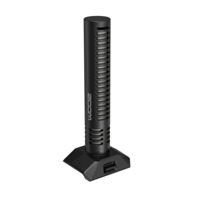 Abbildung von Zoom SSH 6e Stereo Richtrohrmikrofon mit austauschbarer Kapsel H6essential Handy Recorder von Hyper direktional bis Surround Sound 32 bit Technologie schwarz inkl. Fellwindschutz