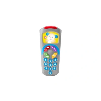 Abbildung von Fisher Price Lernspaß Lernspielzeug für Babys Hündchen Fernbedienung Spielzeugfernbedienung mit Musik und Lichtern Kinder ab 6 Monaten, deutsche Version, HXB88