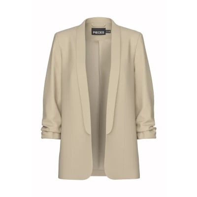 Abbildung von Pieces Pcbosella Blazer, Damen, Größe: Medium, White pepper