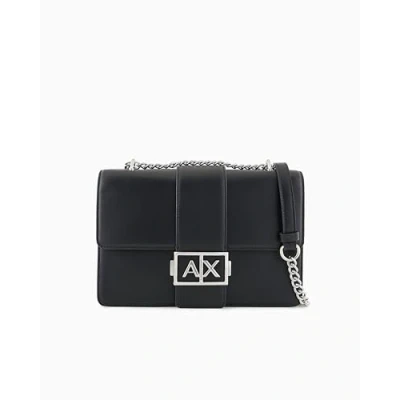 Abbildung von Armani Exchange Medium Messenger Umhängetasche, Damen, Größe: One Size, Black