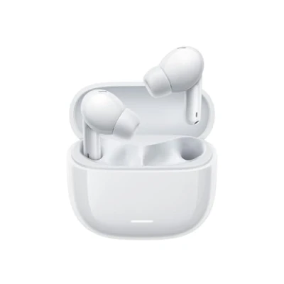 Abbildung von Redmi Buds 6 Lite In Ear Kopfhörer, dynamische 40dB Active Noise Cancellation, bis 37 Stunden Akkulaufzeit, Titan Membran mit 4 Soundeinstellungen, AI Rauschunterdrückung, Google Fast Pair, Weiß
