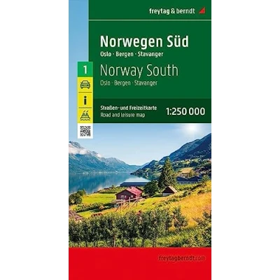Abbildung von Norwegen Süd, Straßen und Freizeitkarte 1:250.000, freytag &amp; berndt: Oslo Bergen Stavanger (freytag berndt Auto + Freizeitkarten)