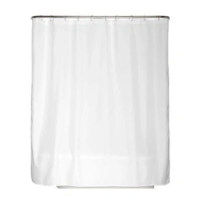 Abbildung von arteneur® Duschvorhang Weiss Anti Schimmel Duschvorhänge 180x180 Recycelt mit Öko Tex Standard 100 Beschwerter Saum, Blickdicht, Wasserdicht, Waschbar, 12 Ringe &amp; E Book