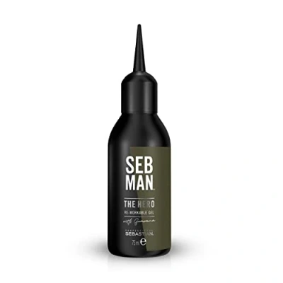 Abbildung von Seb Man The Hero Remodellierbares Gel Glänzendes Finish mit starkem Halt Für alle Haartypen 1 x 75ml