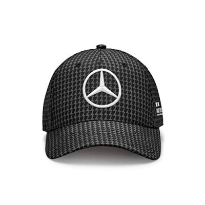 Abbildung von MERCEDES AMG PETRONAS Formula One Team 2023 Lewis Hamilton Kappe Schwarz Unisex Größe: Einheitsgröße
