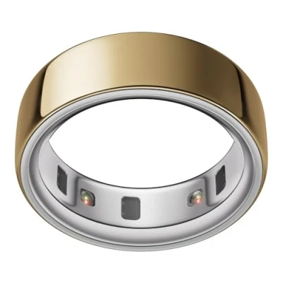 Abbildung von Oura Ring 4 Gold Größe 8 Smart Messen Sie zuerst mit Sizing Kit Sleep Tracking Wearable Herzfrequenz Fitness Tracker Bis zu Tage Batterielaufzeit