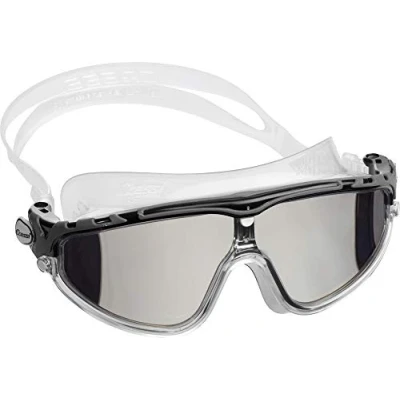 Abbildung von Cressi SKYLIGHT BRILLE SIL, KLAR/RAHMEN SCHWARZ GRAU VERSPIEGELTE GLÄSER