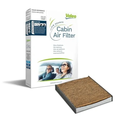 Abbildung von VALEO 701020 Filter, Innenraumluft PROTECT MAX Polyphenol mit Aktivkohle (antiallergen) Schutz vor Pollen, Staub, Bakterien, Gasen, unangenehmen Gerüchen und Allergenen