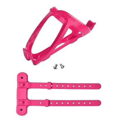 Abbildung von Fahrrad Flaschenhalter für Wasser Flaschen, geeignet auch als Babyflaschenhalter Kinderwagen Einheitsgröße, Viele Farben sind verfügbar (Rosa)