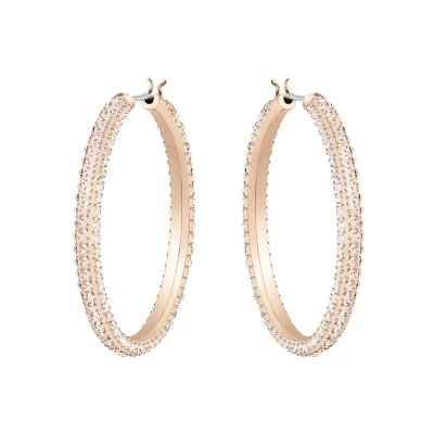 Abbildung von Swarovski HOOP Ohrringe, Damen, Größe: One Size, Rosé