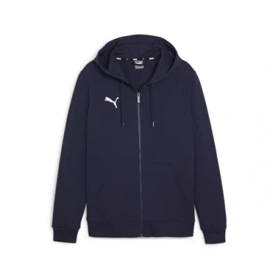Abbildung von Puma Teamgoal Casuals Hooded Jacket Sweatjacke, Herren, Größe: XL, Navy/white