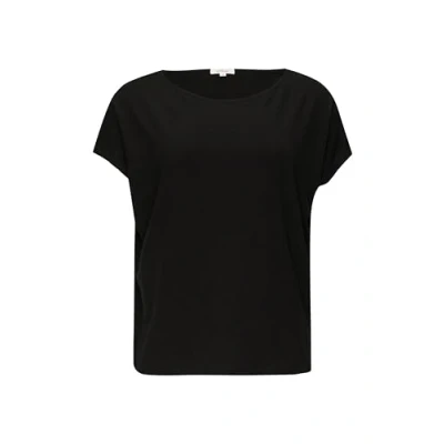 Abbildung von s.Oliver ÜBERSCHNITTENEN Schultern Tshirt basic, Damen, Größe: 40, Schwarz