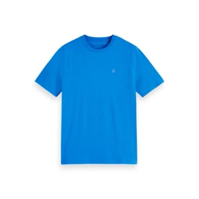 Abbildung von Scotch &amp; Soda Seasonal CORE LOGO Regular FIT Tshirt basic, Herren, Größe: Medium, League blue
