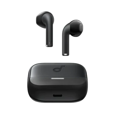 Abbildung von soundcore K20i von Anker, Semi In Ear Earbuds, Bluetooth Wireless, 36h Spielzeit, Schnell Laden, klarer Sound, komfortable Passform, ENC 2 Mikrofone, anpassbarer EQ, IPX5, 5.3, App Steuerung