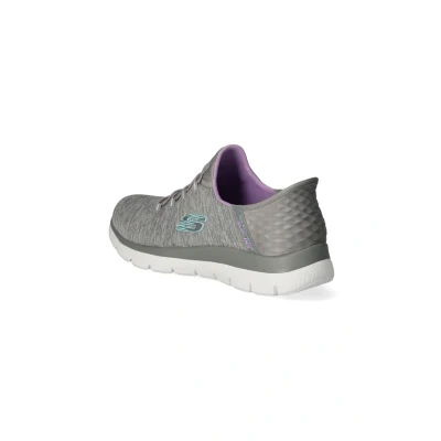Abbildung von Skechers Dazzling HAZE Slipper, Damen, Größe: 36, Grau Schuhe