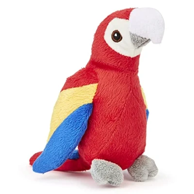 Abbildung von Zappi Co 100% recycelte Plüsch Plüschtiere Weiche und kuschelige Stofftiere, perfekte Begleiter für Kinder Neugeborene (13 15cm) (Papagei)