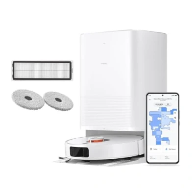 Abbildung von Xiaomi Robot Vacuum X20 Pro 7000 Pa Saugleistung, duales Moppsystem, 75 Tage Staubbehälterkapazität, 4 Reinigungsmodi und 5200mAh Akku für eine gründliche smarte Reinigung im Haushalt