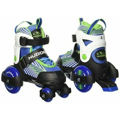 Abbildung von HUDORA Rollschuh My First Quad in versch. Größen &amp; Farben hochwertige Rollschuhe für Kinder bis 20kg größenverstellbar sichere Einsteiger Rollerskates mit großen Rollen