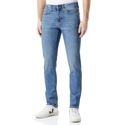 Abbildung von Amazon Essentials Herren Stretchjeans, athletische Passform, Helle Waschung, 36W / 34L