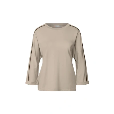 Abbildung von Street One Langarmshirt, Damen, Größe: 34, Beige