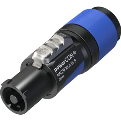 Abbildung von NEUTRIK Steckverbinder 3 poliger Sek. Eingangsstecker Größe S, FXX 240V, 20A IEC62368 1
