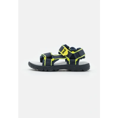 Abbildung von Jack Wolfskin Seven SEAS Trekkingsandale für Kinder, Größe: 30, Blue/lime Schuhe