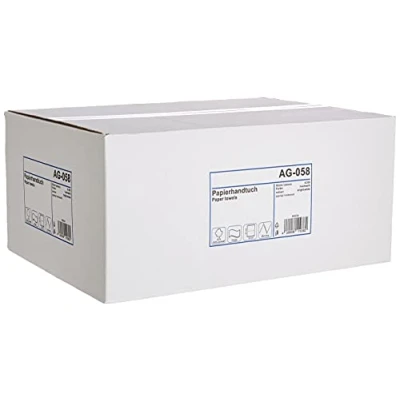 Abbildung von Funny Papierhandtuch, ZZ Falz, ca. 25 x 23 cm, 2lag, hochweiß, 4000 Blatt, 1er Pack (1 1 Stück)