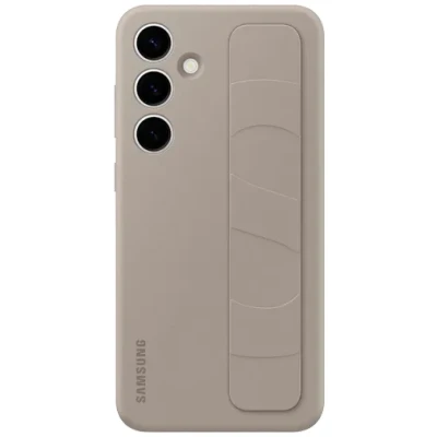 Abbildung von Samsung Standing Silikon Back Cover Beige Galaxy S24+