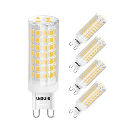 Abbildung von LEDGLE 8W G9 LED Lampen Warmweiß 3000K Kein Flimmern, Mais Birne, Nicht Dimmbar, 700LM ersetzt 80W Halogenlampen, 5er Pack