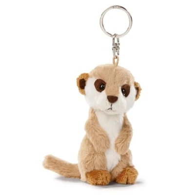 Abbildung von NICI 47862 Meerkat Keyring 10 cm Cartoon Brown Tier Schlüsselanhänger Erdmännchen 10cm, BRAUN