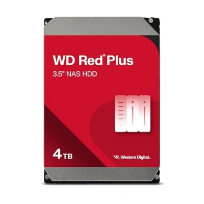 Abbildung von Western Digital 4 TB WD Red Plus Festplatte, NAS Festplatte