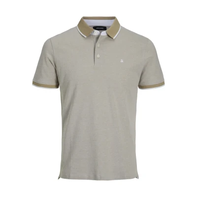Abbildung von Jack &amp; Jones Epaulos SS NOOS Poloshirt, Herren, Größe: Small, Crockery