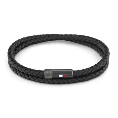 Abbildung von Tommy Hilfiger Jewelry armband für Herren aus Leder Schwarz 2790262S