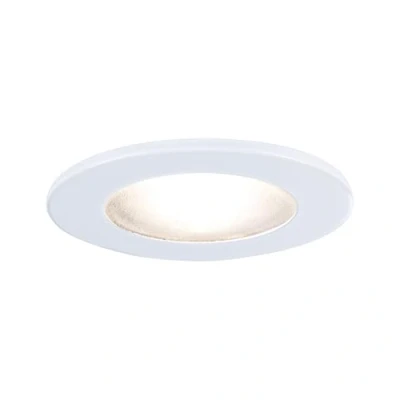 Abbildung von Paulmann 98432 Möbeleinbauleuchte Micro Line Structure Einbaustrahler flach Einbauspot max. 1x20W Lampe Betriebsspannung 12V G4 Metall Spot Weiß