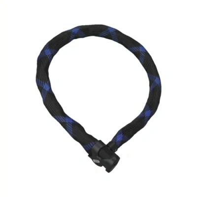 Abbildung von ABUS Kettenschloss IVERA Chain 7210 Fahrradschloss mit hochflexibler IvyTex Kunstfaserummantelung Sicherheitslevel 8 85 cm Schwarz