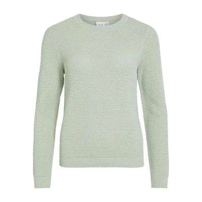 Abbildung von VILA Vidalo O NECK Strickpullover, Damen, Größe: XS, Silt green