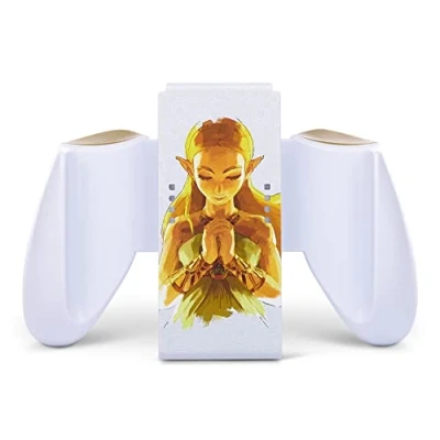 Abbildung von PowerA Joy Con Komfortgriff für Nintendo Switch Princess Zelda, Spiele Controller, Gamepad, Lite, Offiziell Lizenziert