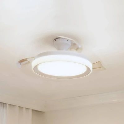 Abbildung von Philips Bliss LED DC Deckenleuchte Ventilator 28W+35W, 2700 5500K, weiss, Weiß